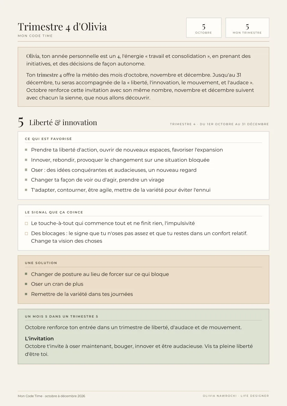 Mon Trimestre 4